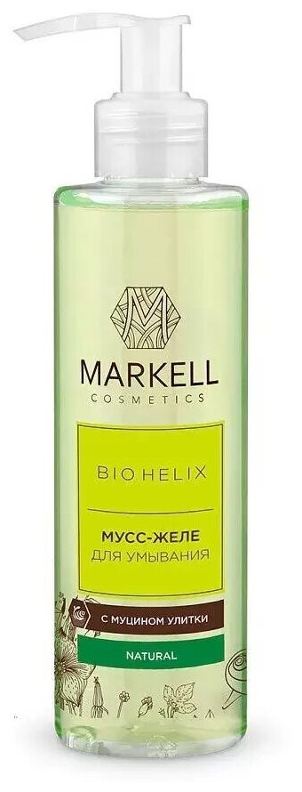 Markell "Bio Helix" Мусс - желе для умывания с муцином улитки 200 мл. (Markell)