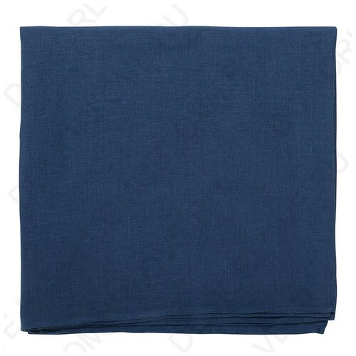 Скатерть из стираного льна синего цвета из коллекции Essential, 170х170 см, Tkano, TK22-TC0001