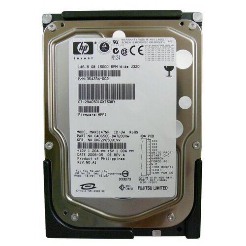 Внутренний жесткий диск HP 364334-002 (364334-002) внутренний жесткий диск hp 638516 002 638516 002
