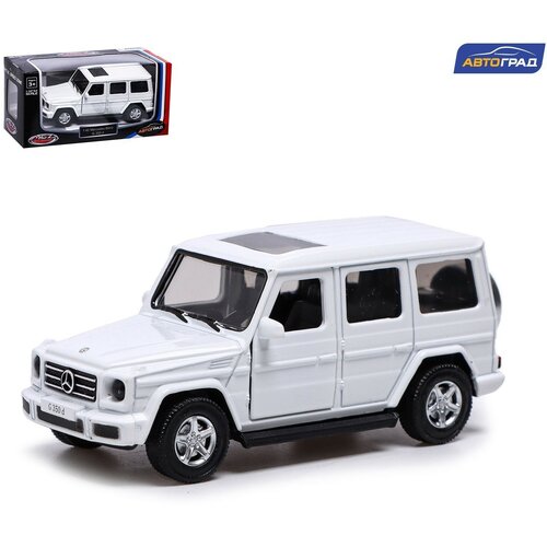 Машина металлическая MERCEDES-BENZ G350D, 1:42, инерция, открываются двери, цвет белый машина металлическая mercedes benz g350d 1 42 инерция открываются двери цвет серый