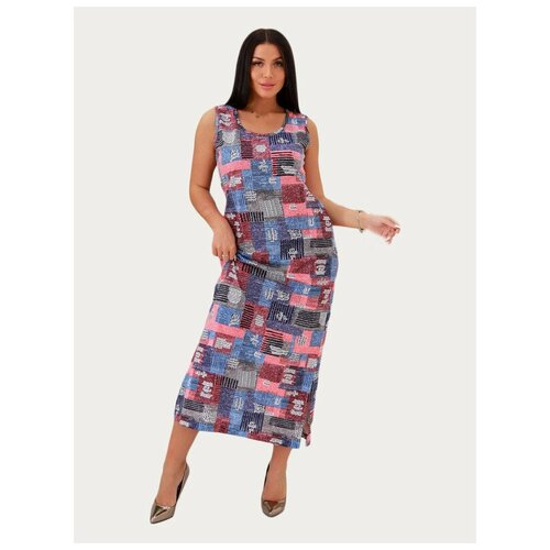 Сарафан Natali летний, длинный, ассорти, р-р 56