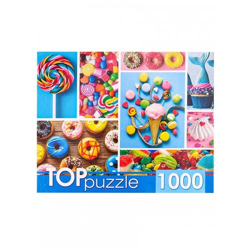 Пазлы Рыжий кот Toppuzzle, 1000 деталей, Любимые сладости (ГИТП1000-4136) пазлы рыжий кот toppuzzle 1000 деталей любимые сладости гитп1000 4136