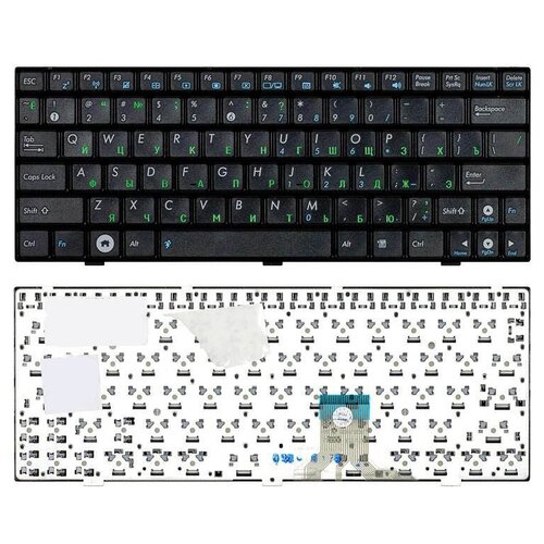 Клавиатура для ноутбука Asus EEE PC 1000 1000H 1000HD 1004DN 1000HE черная 3Q rs1001t 890₽