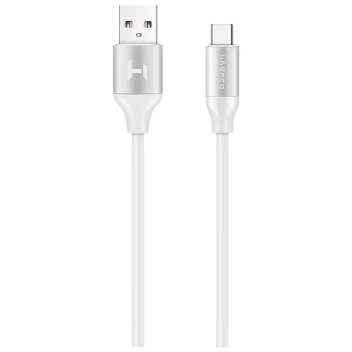 Кабель HARPER USB - USB Type-C (SCH-730), 1 м, белый