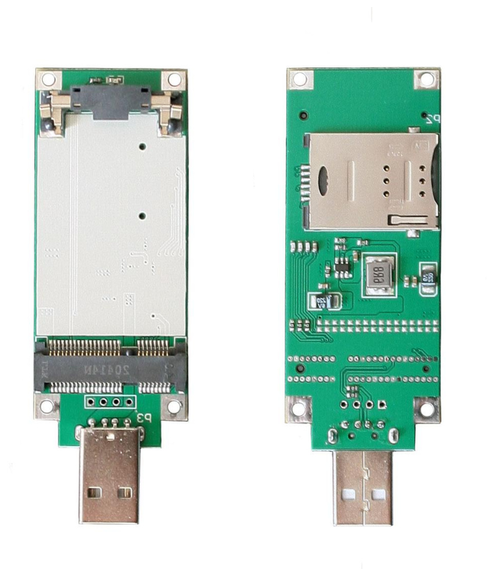 Адаптер-переходник-модуль Mini PCI-E/USB со слотом для SIM-карты