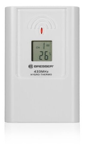 Bresser ClimaTemp JC LCD, Метеостанция (настенные часы), серебристая - фотография № 15