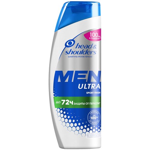 Head & Shoulders Шампунь против перхоти Men Ultra Sport Fresh, 400 мл