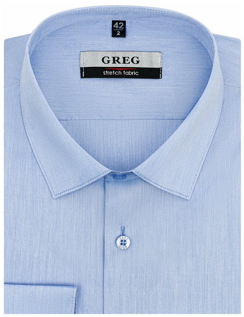 Рубашка мужская длинный рукав GREG 220/238/2199/ZVN STRETCH 