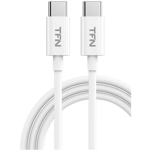 Кабель Type-C/Type-C TFN белый (100 Вт/5А/2 м) CUSBCC2MTPWH кабель tfn usb a type c envy 1 2m нейлон white