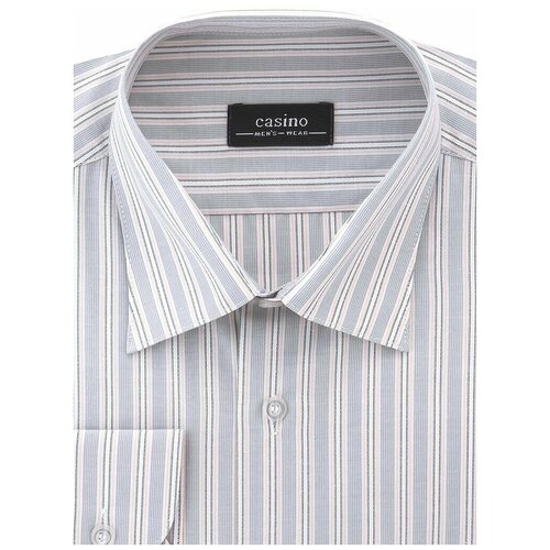 фото Рубашка casino, размер 174-184/39, серый