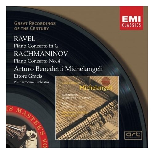 Компакт-Диски, EMI CLASSICS, MICHELANGELI, ARTURO BENEDETTI - Ravel / Rachmaninoff (Klavierkonzerte) (CD) виниловая пластинка ermitage arturo benedetti michelangeli – liszt beethoven piano concerto nº1 in e flat s 124 sonata nº3 in c major op 2