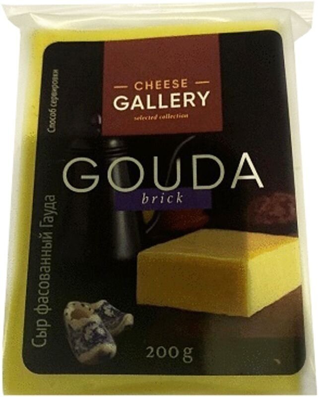 Сыр твердый Cheese gallery Гауда 45%