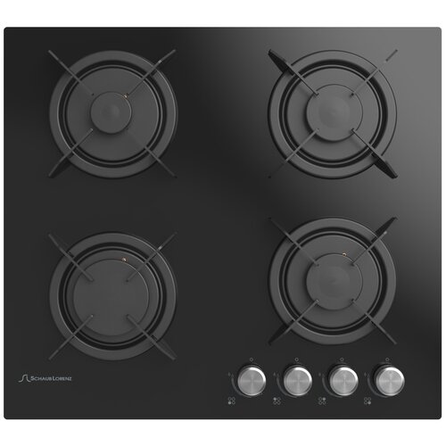 Газовая варочная панель Schaub Lorenz SLK GY6001 60 см газ-контроль электроподжиг закалённое стекло 1099700₽