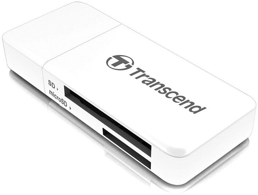 Карт-ридер Transcend RDF5 USB3.1 Gen 1, белый