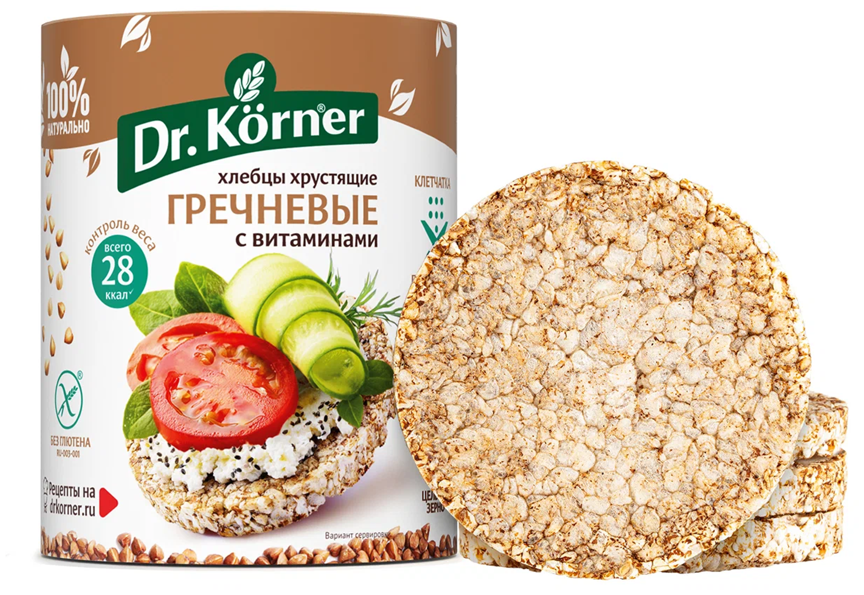 Хлебцы Dr. Korner "Гречневые" хрустящие с витаминами, 100гр - фото №4