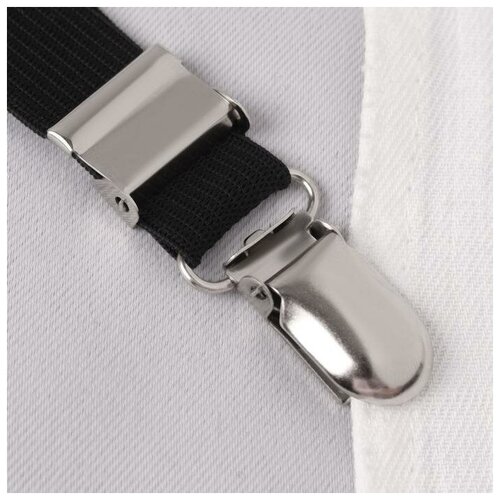 Клипса для фиксации, 25 мм, цвет никель