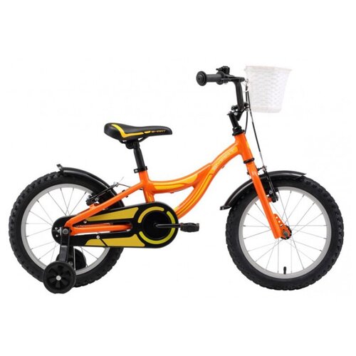 Детский велосипед Smart Girl 16 (2021) оранжево-желтый (требует финальной сборки)