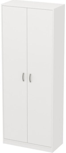 Шкаф Меб-фф офисный белого цвета ШБ-2 77/37/200 см