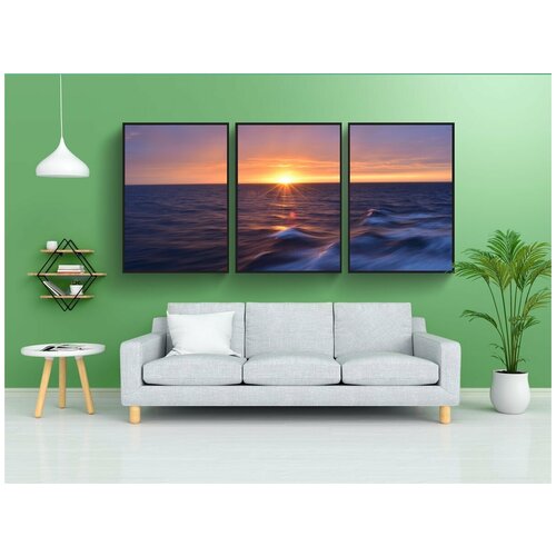 фото Набор модулных постеров для интерьера "перила, время ожидания, расслабление" 60x90 см. в тубусе, без рамки lotsprints