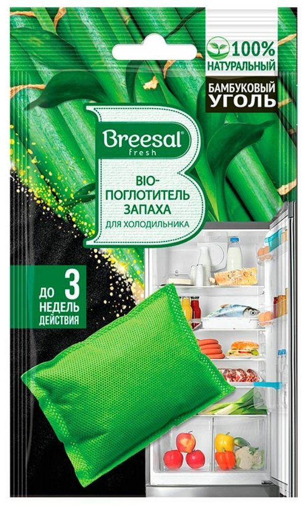 Поглотитель запаха для холодильника BREESAL BIO 47 г