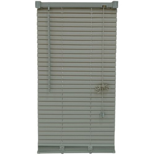 Жалюзи горизонтальные ugo loks пвх 70x180см светло-серые 25мм арт g70pvc 2208₽
