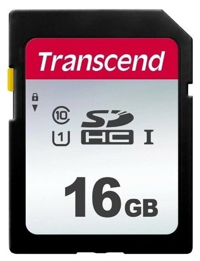 Transcend Карта памяти SecureDigital 16Gb TS16GSDC300S