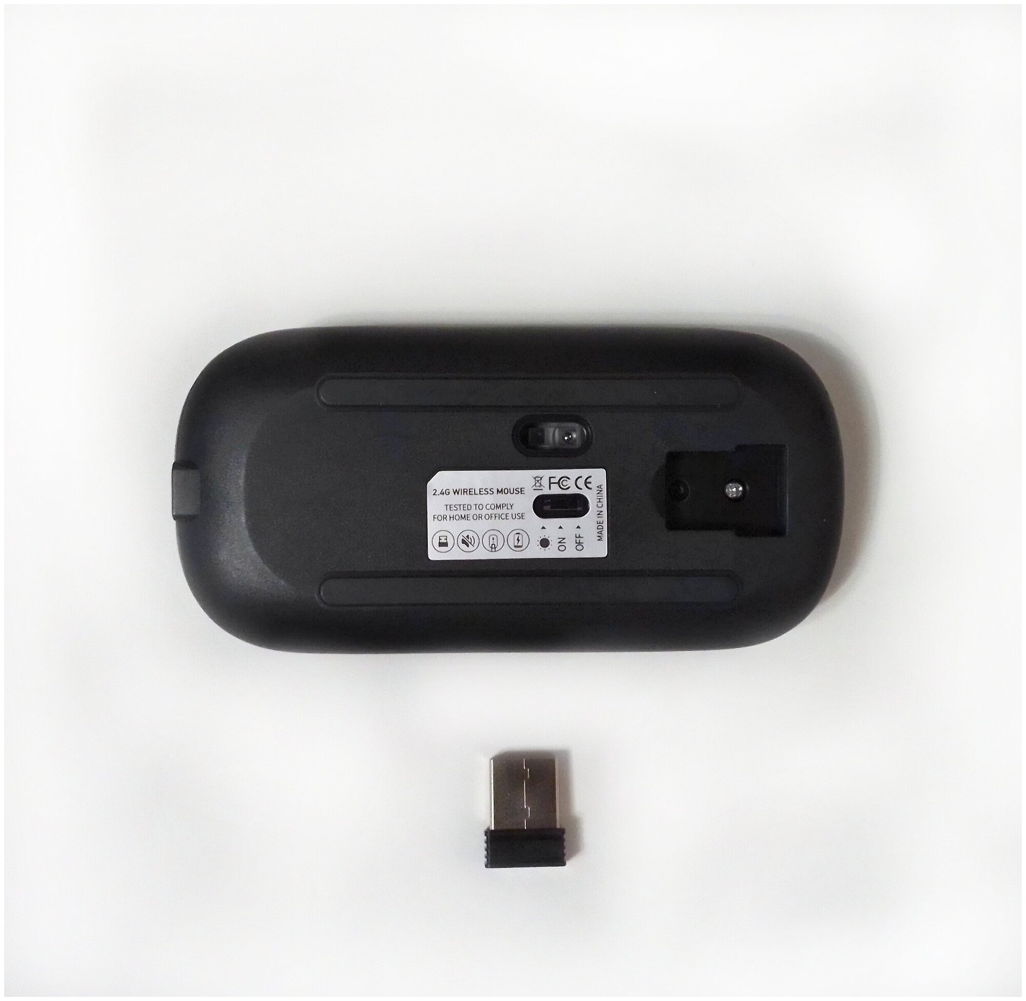 Мышь беспроводная iMICE Silence аккумуляторная тихие кнопки RGB подсветка