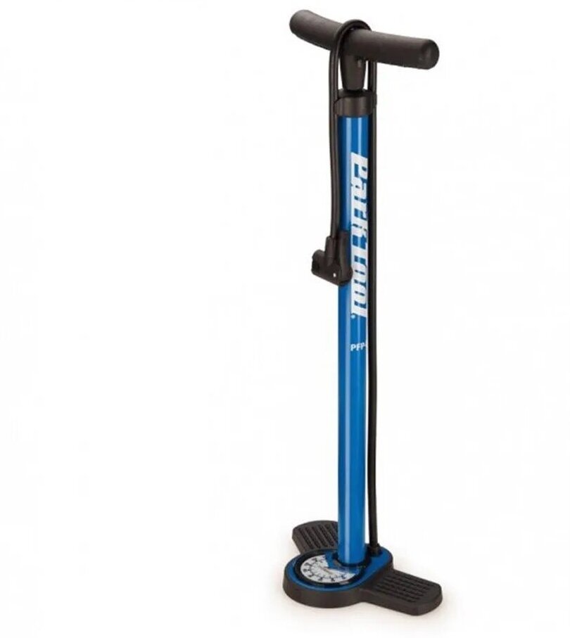 Насос напольный ParkTool Floor Pump "Домашний механик" (PTLPFP-8), цвет Синий