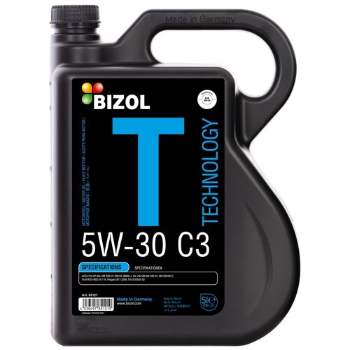 Синт. мот.масло BIZOL 85126 Technology 5W-30 C3 SN C3 (4л)