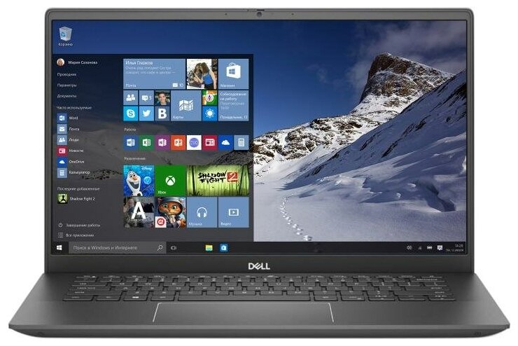 Ноутбук Dell Vostro 5402 Core i5 1135G7 8Gb SSD256Gb Intel Iris Xe graphics 14 WVA FHD 1920x1080 Windows 10 Professional upgW11Pro grey WiFi BT Cam