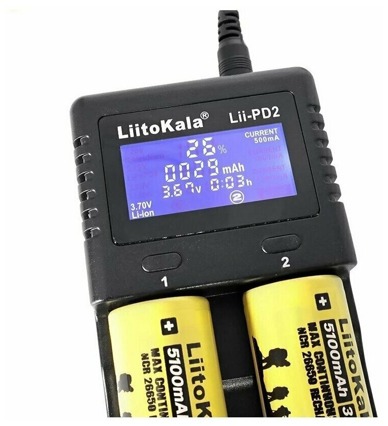 Зарядное устройство для аккумуляторов LiitoKala Lii-PD2 — фото 10