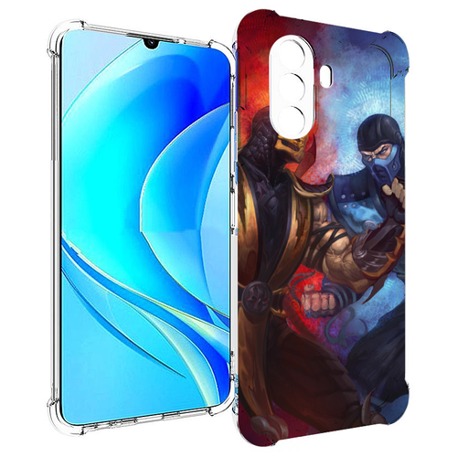 Чехол MyPads Mortal Kombat art для Huawei Nova Y70 / Nova Y70 Plus (MGA-LX9N) / Huawei Enjoy 50 задняя-панель-накладка-бампер