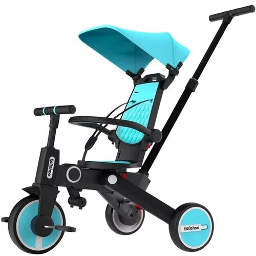 Детский трехколесный велосипед-трансформер Xiaomi Bebehoo Multifunctional Children Tricycle Standard Blue (SL-168)