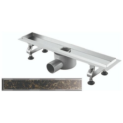 Трап для душа линейный RGW SDR-01-80-Q 80 под плитку 21210180-02