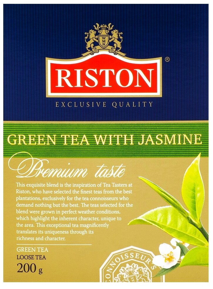 Чай зеленый Riston with jasmine, 200 г - фотография № 5