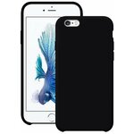 Черный силиконовый чехол для Apple iPhone 6 и iPhone 6S / Защитный чехол для мобильного телефона Эпл Айфон 6 и Айфон 6С - изображение