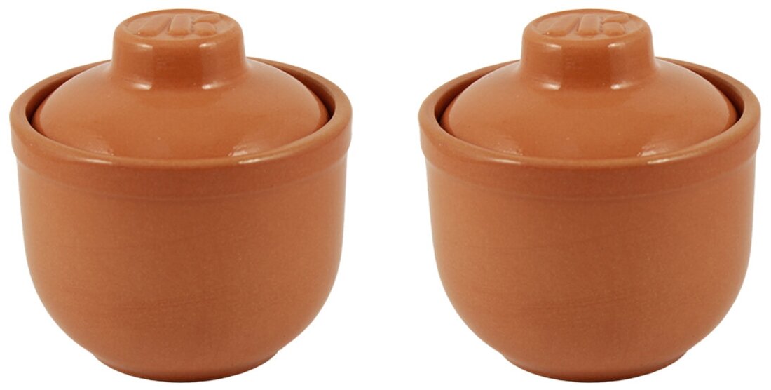 фото Набор из 2-х Горшков "Ломоносовский" 0,35л (терракот)
