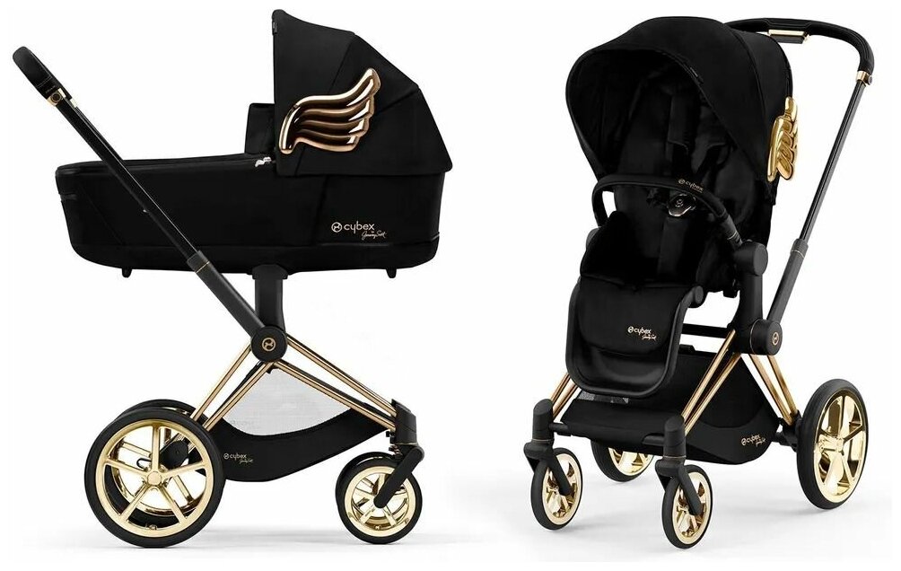 Cybex Priam IV Jeremy Scott Wings | 2-в-1 (Wings Black)