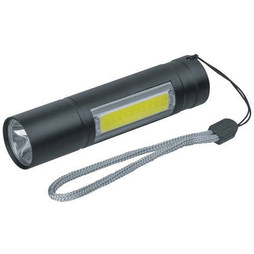 NAVIGATOR Фонарь NPT-KC06-ACCU 1LED(1Вт)+1СOB LED(3Вт) 3реж. брелок алюм. NAVIGATOR 14662