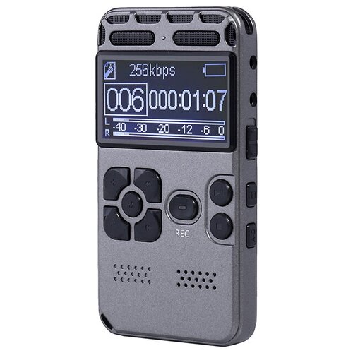 Профессиональный цифровой диктофон RW097 с дисплеем8ГБ памяти 32 часа непрерывной записи MP3-плеер 579000₽