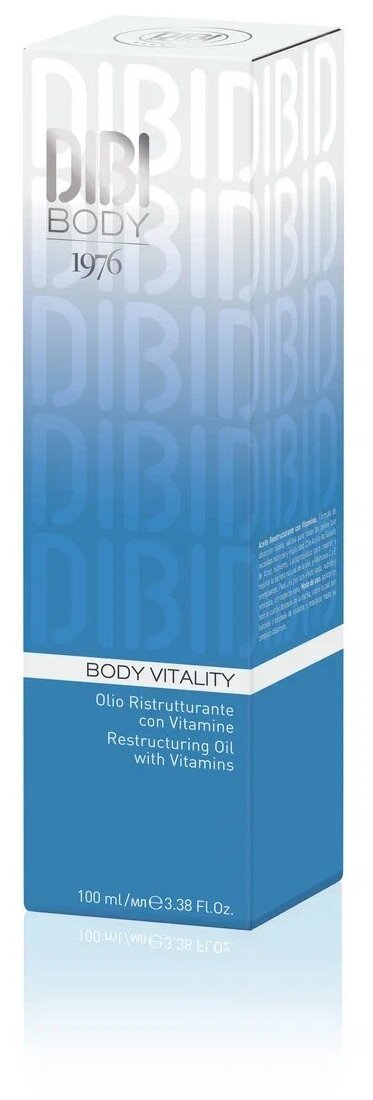 DIBI Milano BODY VITALITY Реструктурирующее масло с витаминами для тела 100 мл