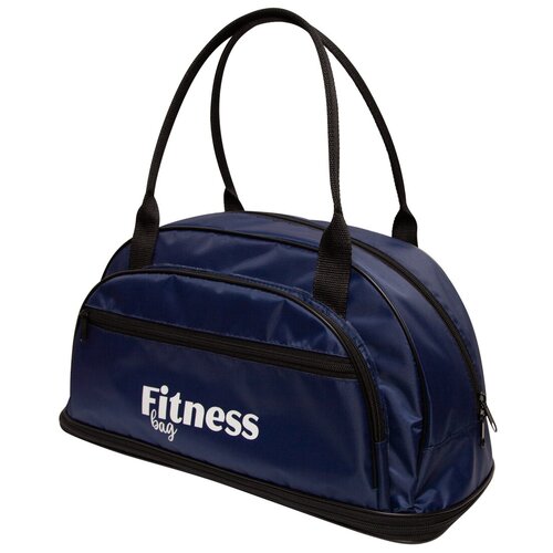 фото Сумка спортивная forte, 20х35х50 см, ручная кладь, синий, черный