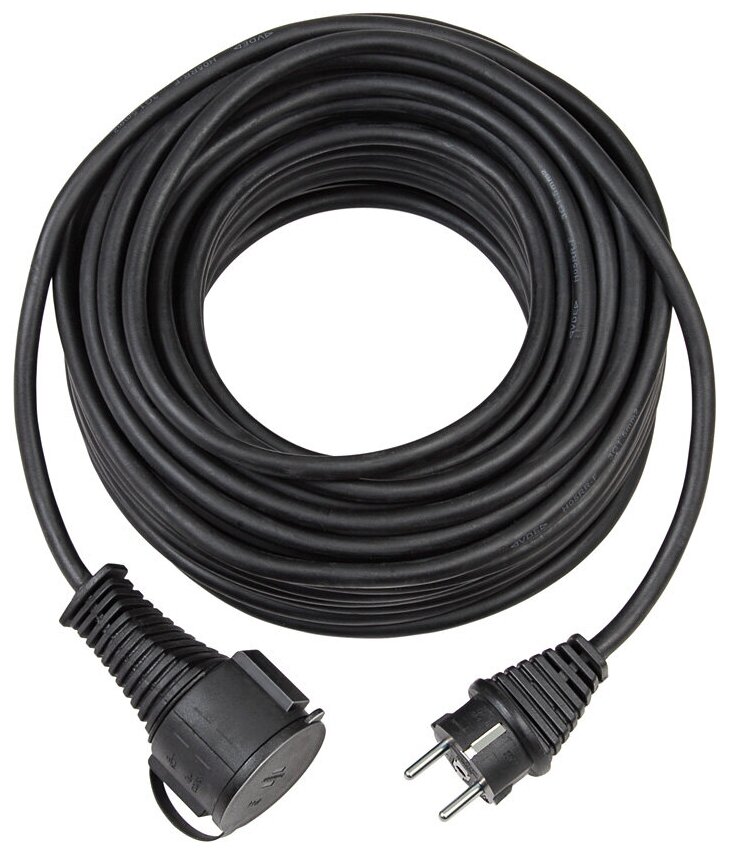 Удлинитель 10 м Brennenstuhl Quality Extension Cable, черный (1169870) - фотография № 1