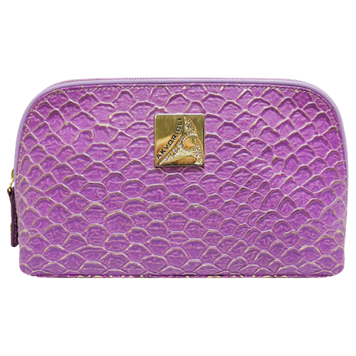 фото Косметичка akvorioli на молнии, натуральная кожа, 5х12х20 см, подкладка, зеленый