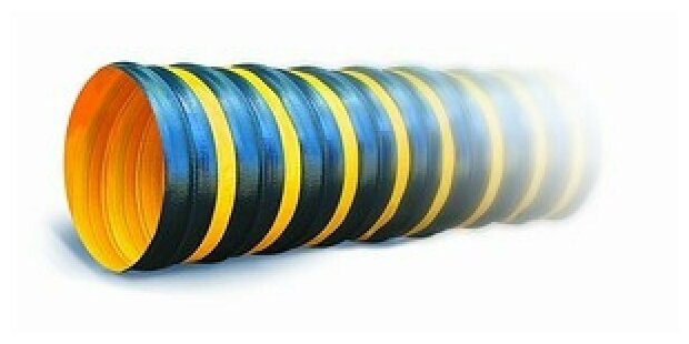 Воздуховод Tex PVC-F 300 d140мм (1м) из Полиэфирной ткани с пропиткой ПВХ - фотография № 2