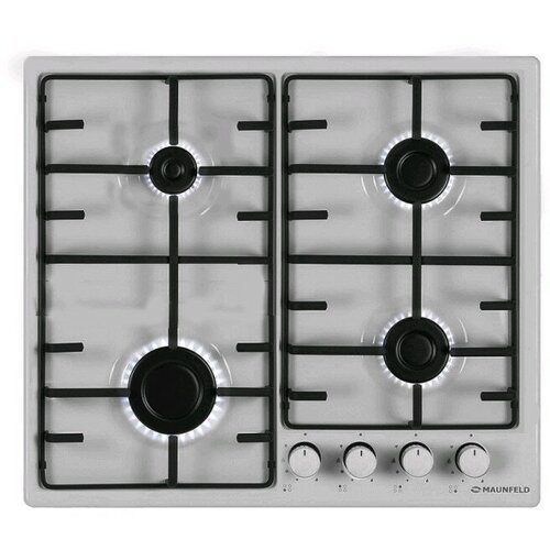 Газовая варочная панель Maunfeld EGHS643STS-ESG нержавеющая сталь 1607000₽