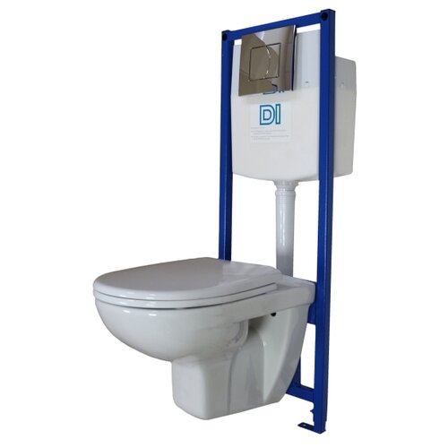 Унитаз с инсталляцией подвесной ROSA Элеганс (микролифт) с горизонтальным выпуском