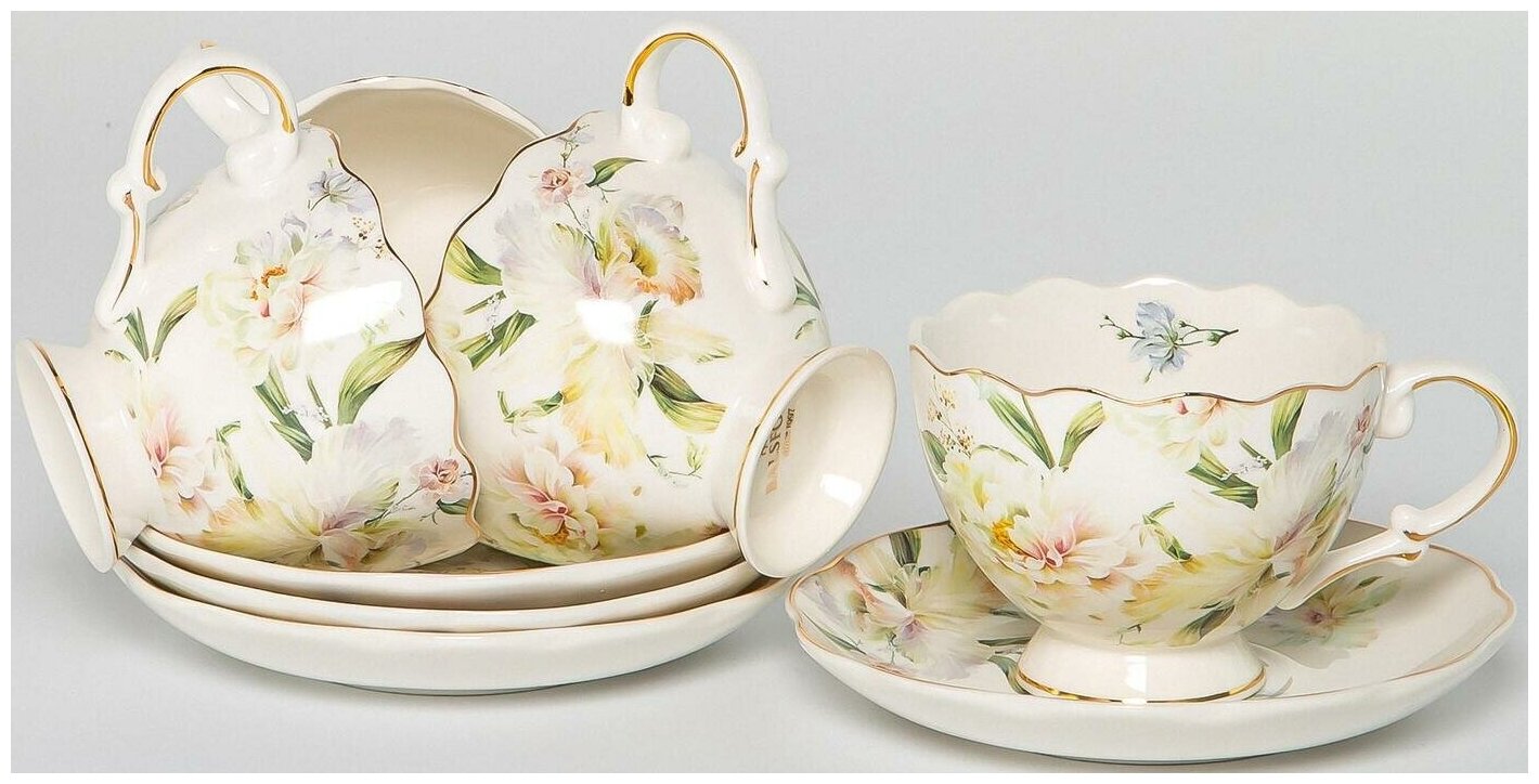 Набор чайный на 4 персоны объем чашек 250мл Коллекция Верена, 8 предметов, 178-43025, Balsford
