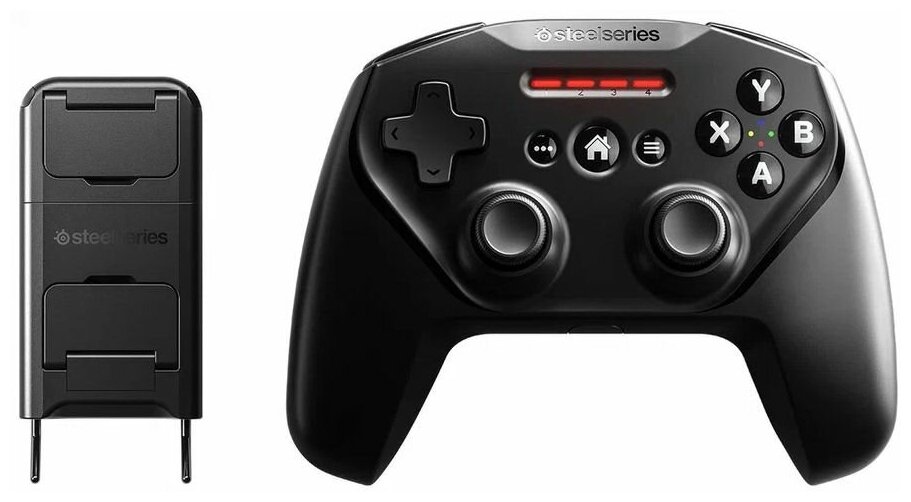 Геймпад Steelseries Nimbus+ Apple Arcade черный Bluetooth Беспроводной виброотдача обратная связь