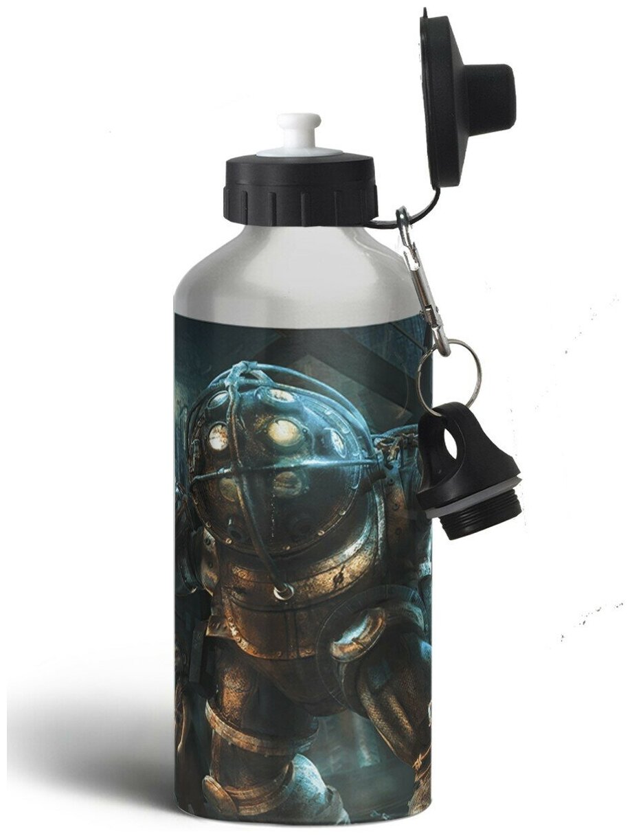 Бутылка спортивная,туристическая фляга, 500мл Bioshock - 3